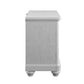 Mariano Gray 3-Drawer Nightstand With USB FredCo