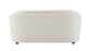 Mariko Beige Linen Loveseat with 2 Toss Pillows FredCo