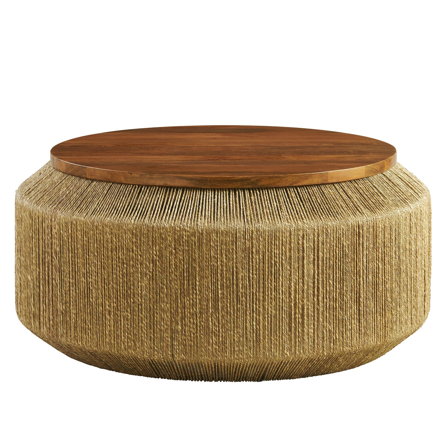 Maris Seagrass and Wood Coffee Table by Modway EEI-7187 FredCo