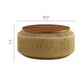 Maris Seagrass and Wood Coffee Table by Modway EEI-7187 FredCo