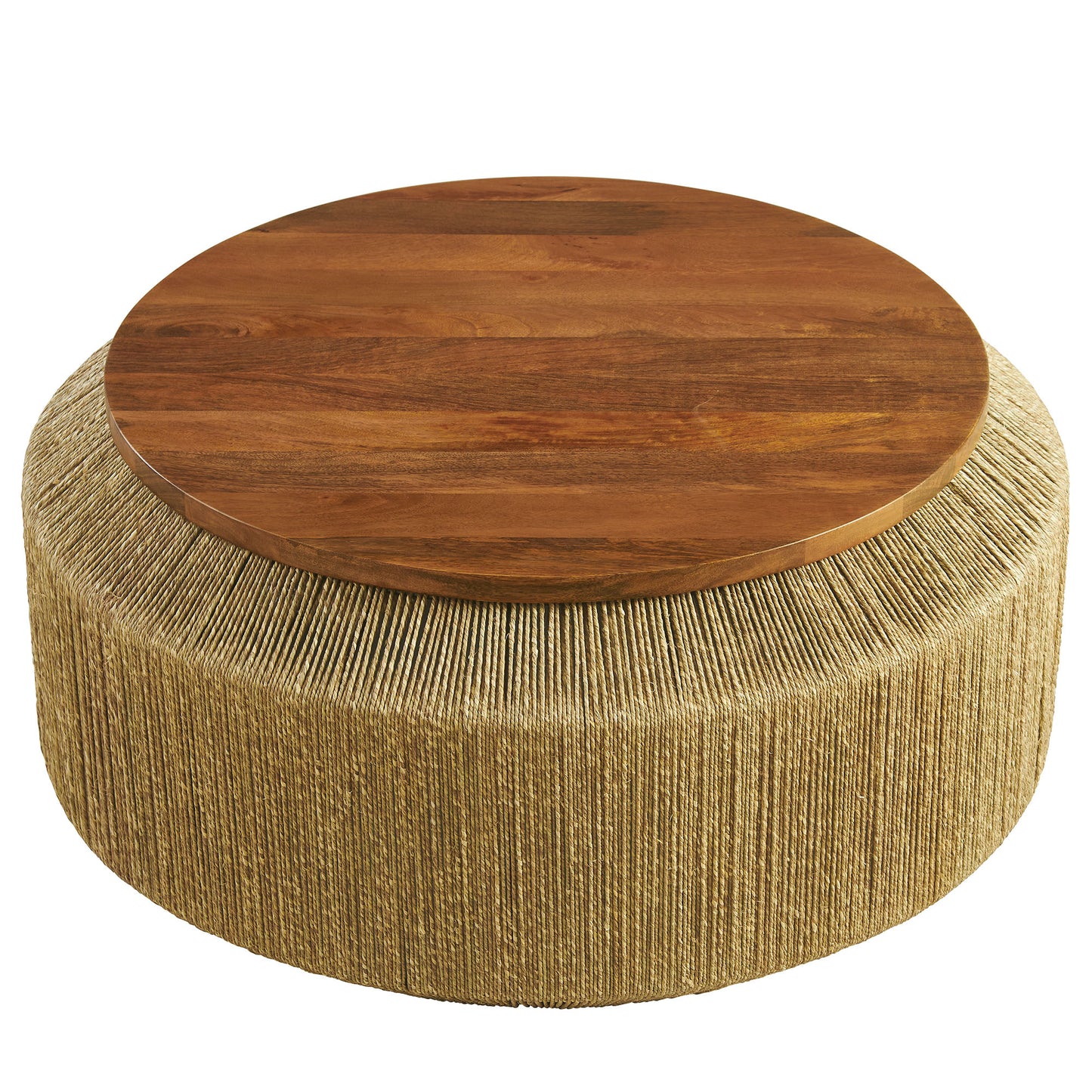 Maris Seagrass and Wood Coffee Table by Modway EEI-7187 FredCo
