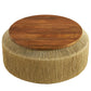 Maris Seagrass and Wood Coffee Table by Modway EEI-7187 FredCo