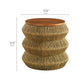 Maris Seagrass and Wood End Table by Modway EEI-7188 FredCo