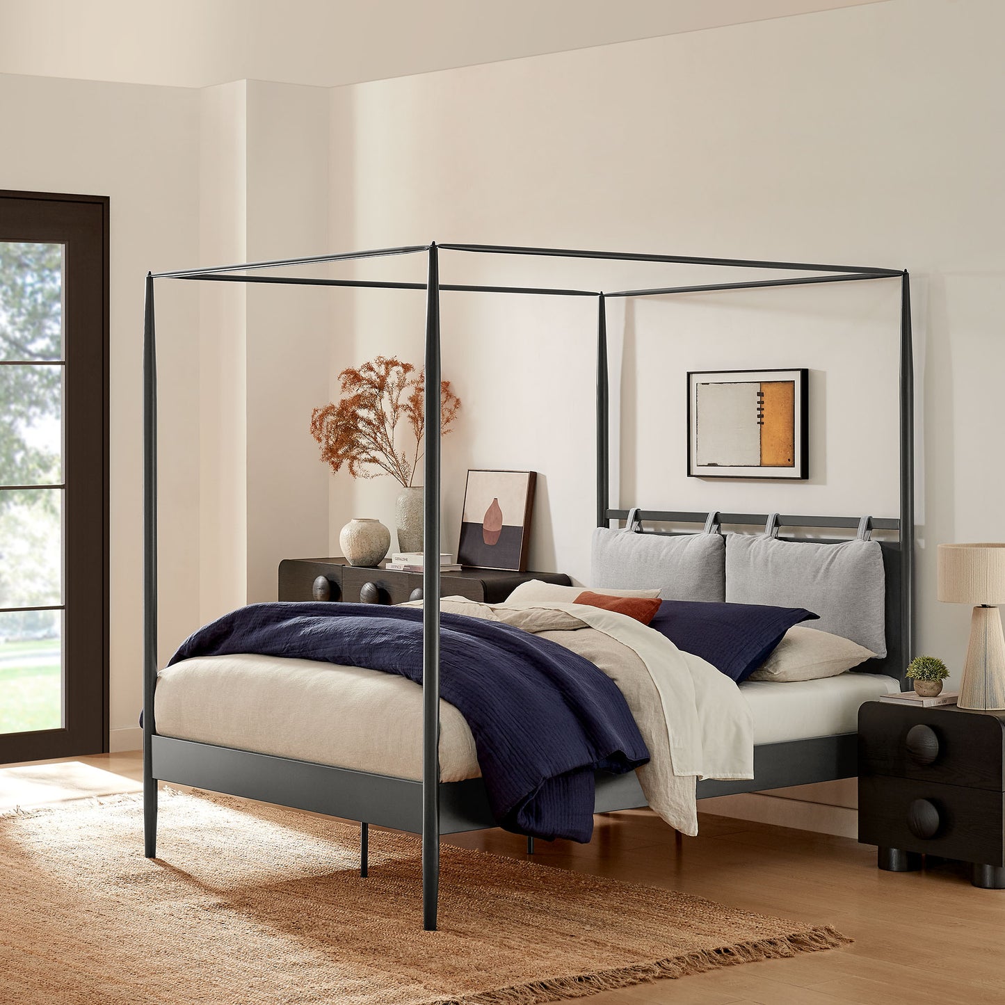 Marlowe 4-Poster Canopy Metal Platform Bed by Modway MOD-7224 FredCo