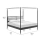 Marlowe 4-Poster Canopy Metal Platform Bed by Modway MOD-7224 FredCo