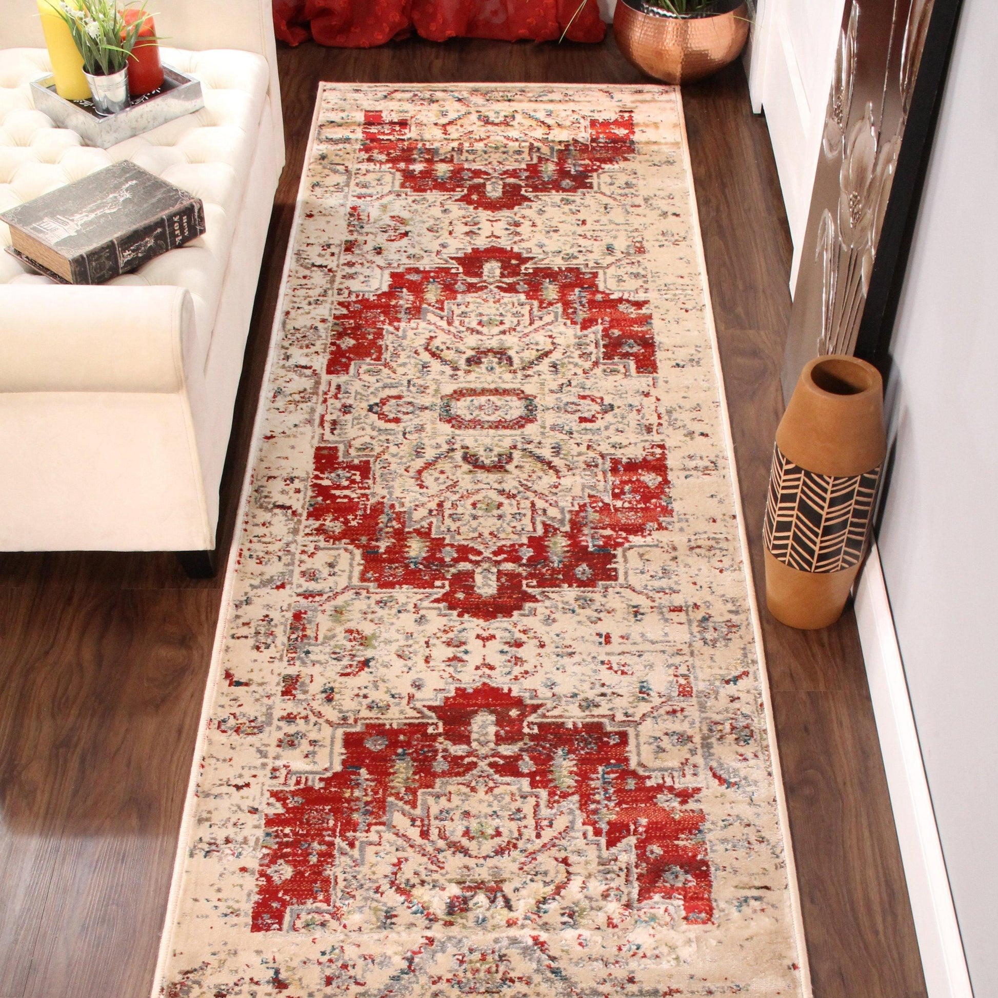 Marquis Modern Farmhouse Medallion Indoor Area Rug by Superior FredCo