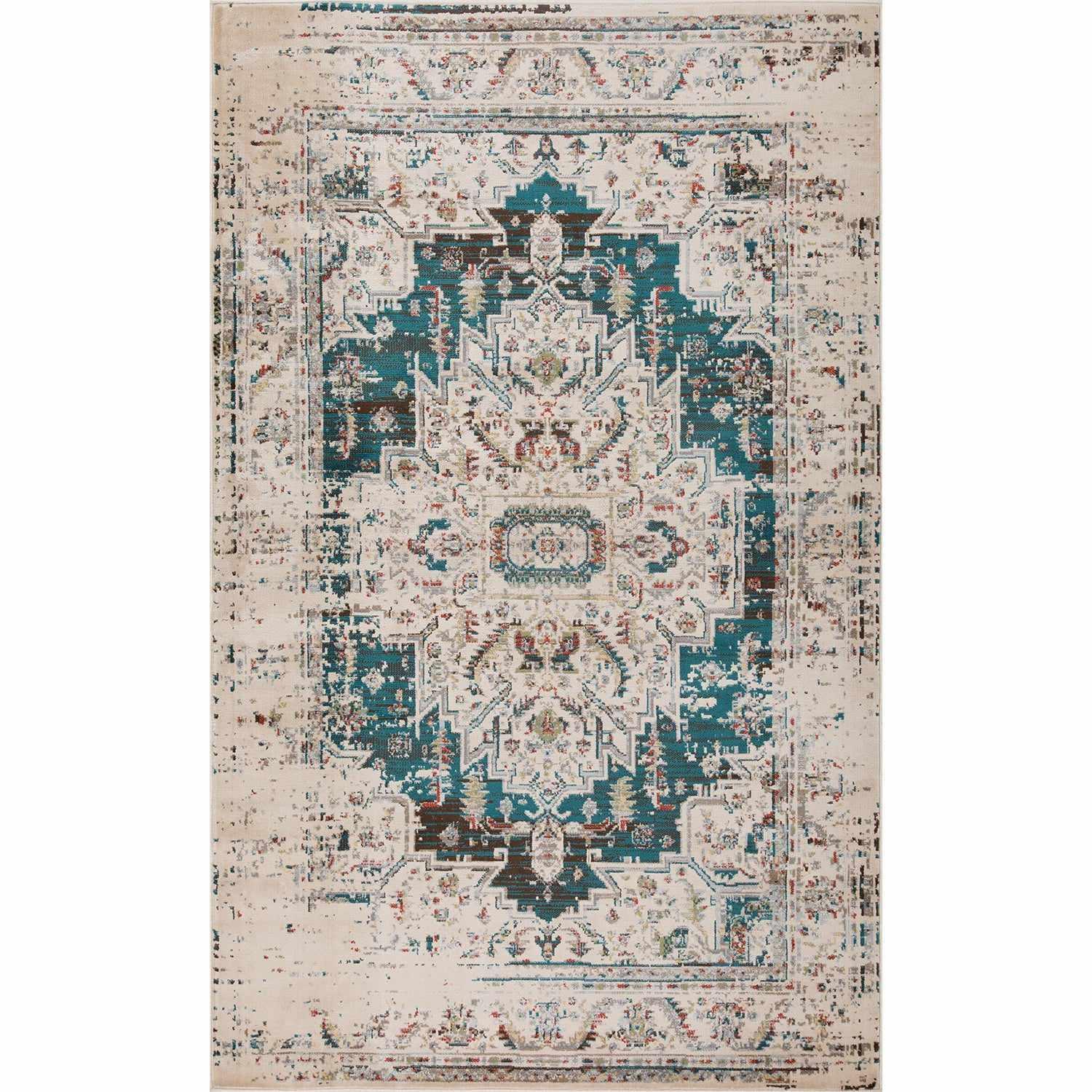 Marquis Modern Farmhouse Medallion Indoor Area Rug by Superior FredCo