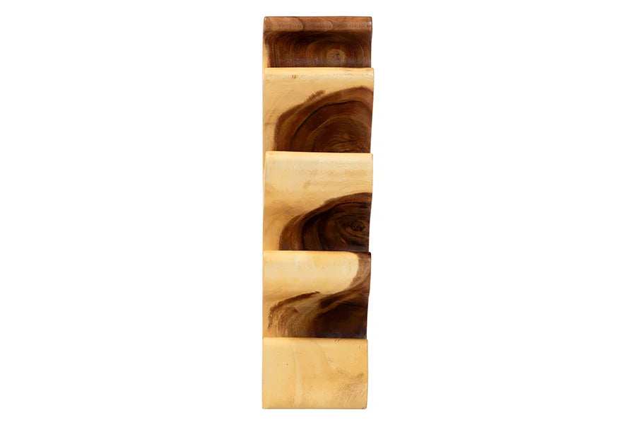 Matana Suar Wood Wine Rack FredCo