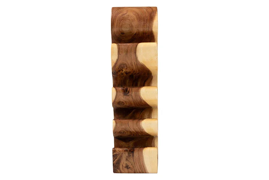 Matana Suar Wood Wine Rack FredCo