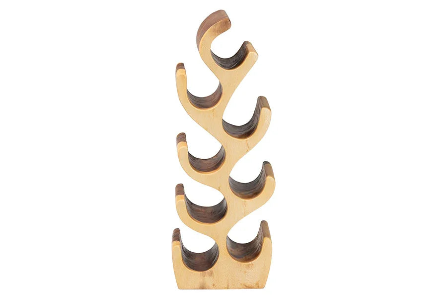 Matana Suar Wood Wine Rack FredCo