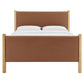 Maven Full Size Vegan Leather Upholstered Platform Bed by Modway MOD-7187 FredCo