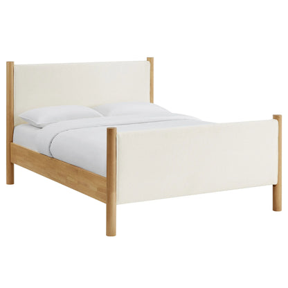 Maven King Size Boucle Upholstered Platform Bed by Modway MOD-7194 FredCo