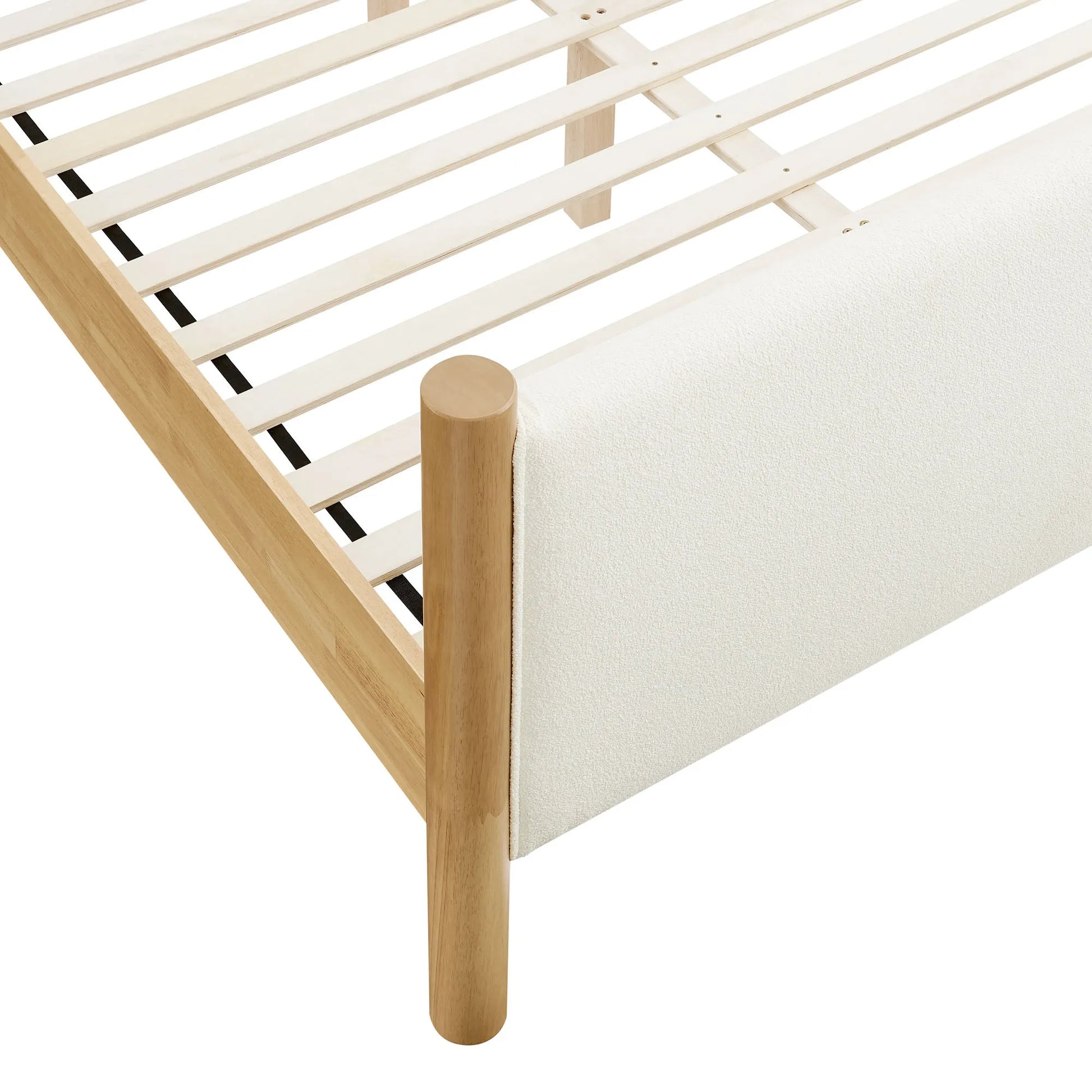 Maven King Size Boucle Upholstered Platform Bed by Modway MOD-7194 FredCo