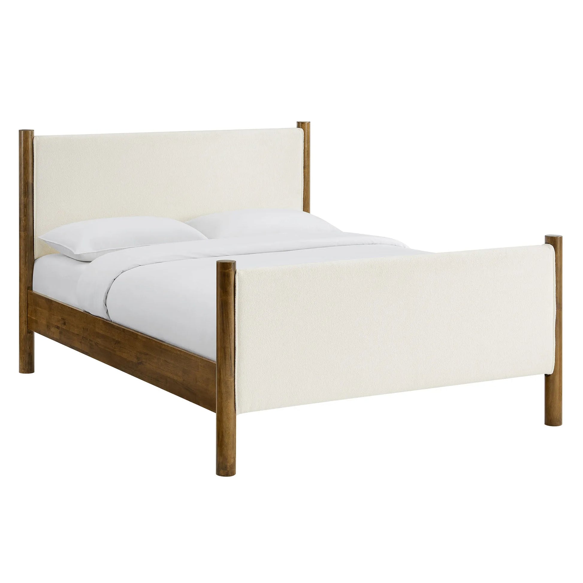 Maven Queen Size Boucle Upholstered Platform Bed by Modway MOD-7191 FredCo