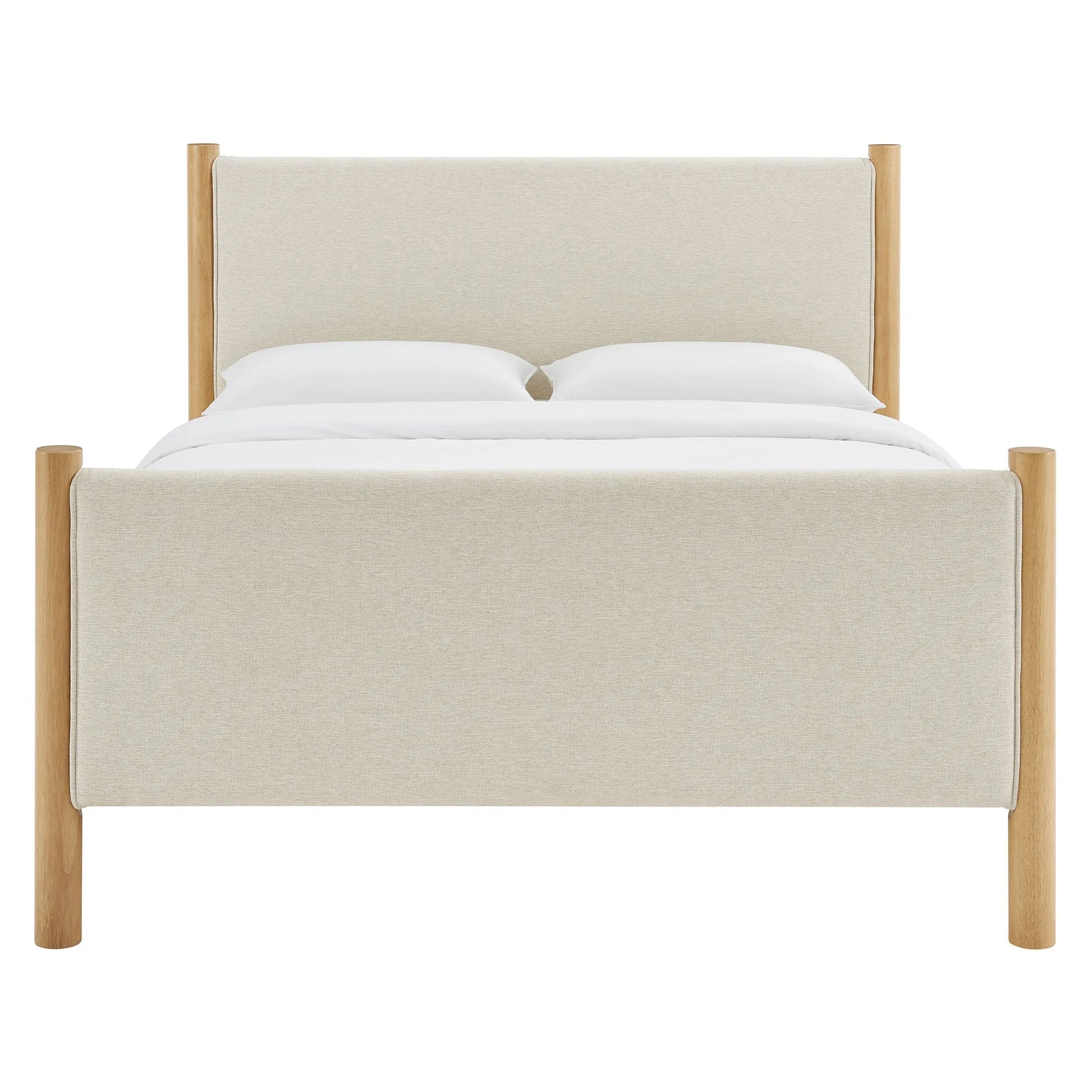 Maven Queen Size Fabric Upholstered Platform Bed by Modway MOD-7189 FredCo