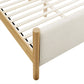 Maven Queen Size Fabric Upholstered Platform Bed by Modway MOD-7189 FredCo