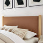 Maven Queen Size Vegan Leather Upholstered Platform Bed by Modway MOD-7190 FredCo