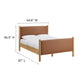 Maven Queen Size Vegan Leather Upholstered Platform Bed by Modway MOD-7190 FredCo