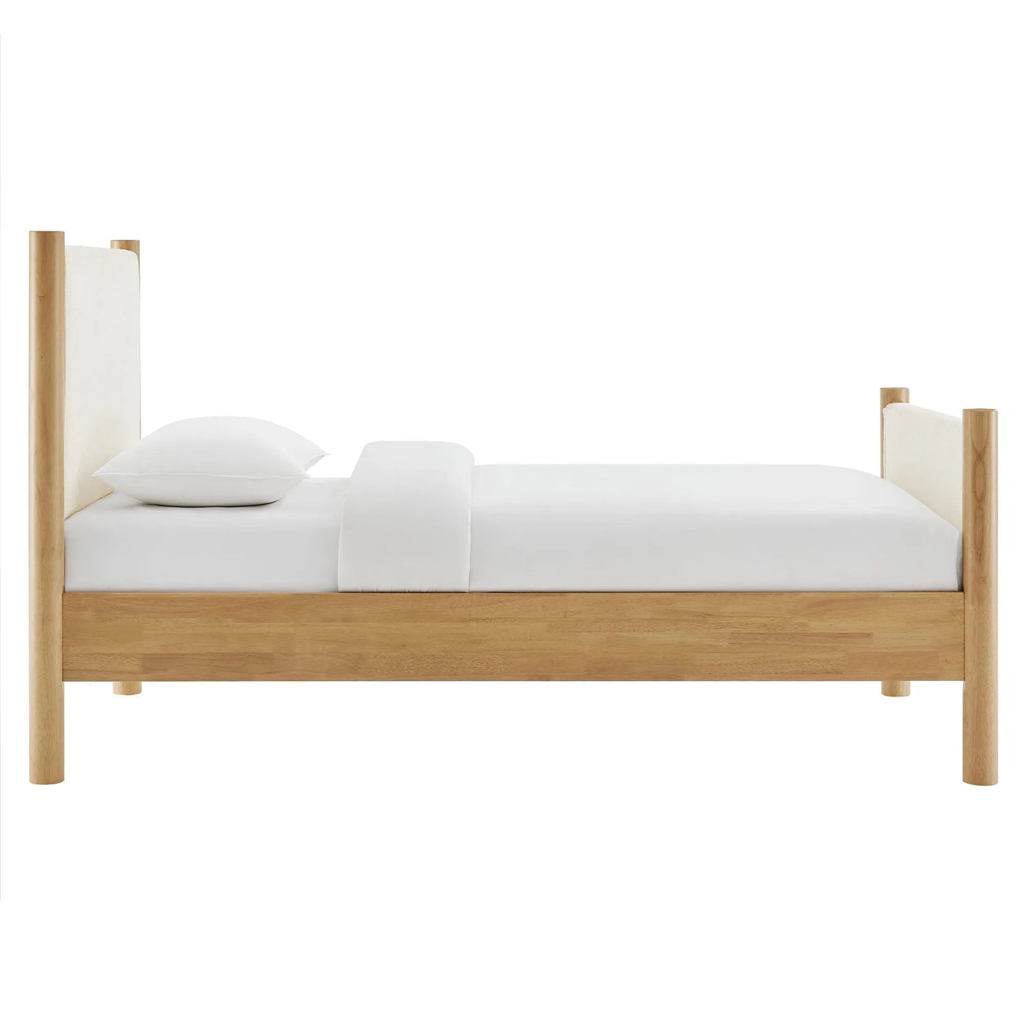 Maven Twin Size Boucle Upholstered Platform Bed by Modway MOD-7185 FredCo