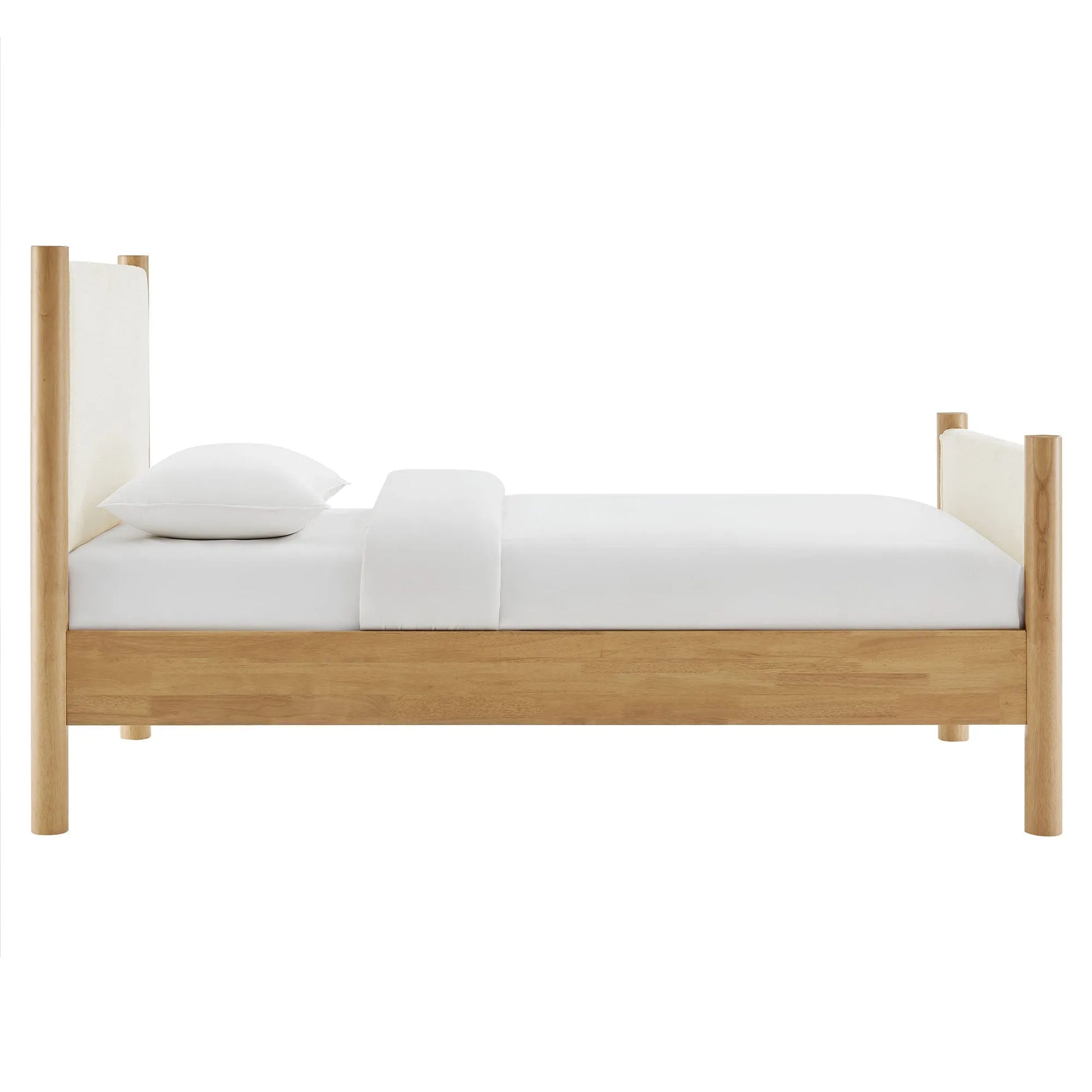 Maven Twin Size Boucle Upholstered Platform Bed by Modway MOD-7185 FredCo
