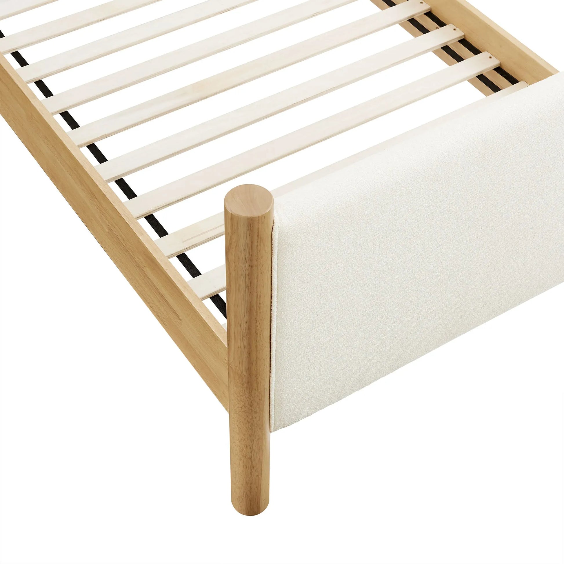 Maven Twin Size Boucle Upholstered Platform Bed by Modway MOD-7185 FredCo