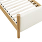 Maven Twin Size Boucle Upholstered Platform Bed by Modway MOD-7185 FredCo