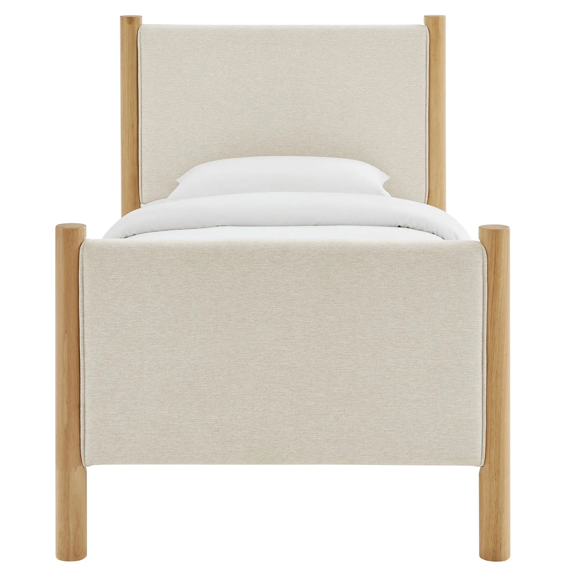 Maven Twin Size Fabric Upholstered Platform Bed by Modway MOD-7183 FredCo