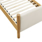 Maven Twin Size Fabric Upholstered Platform Bed by Modway MOD-7183 FredCo