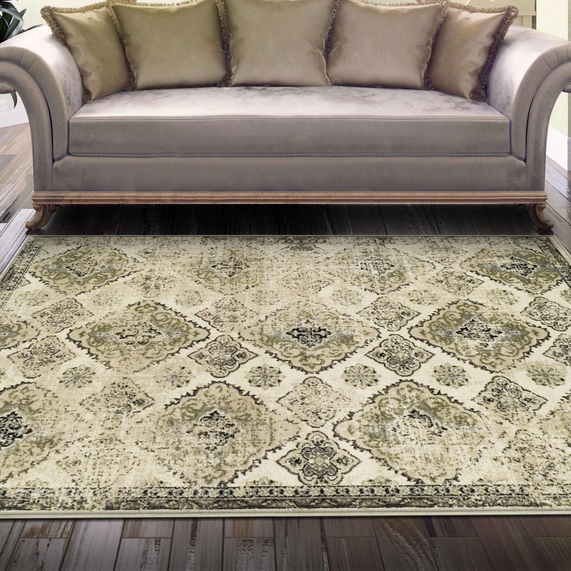 Mayfair Vintage Moroccan Diamond Medallion Rug FredCo