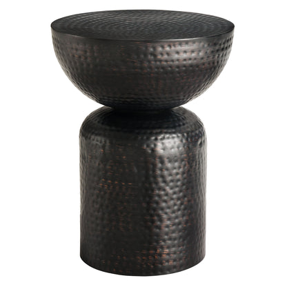 Mella Metal Hammered Side Table by Modway EEI-7278 FredCo