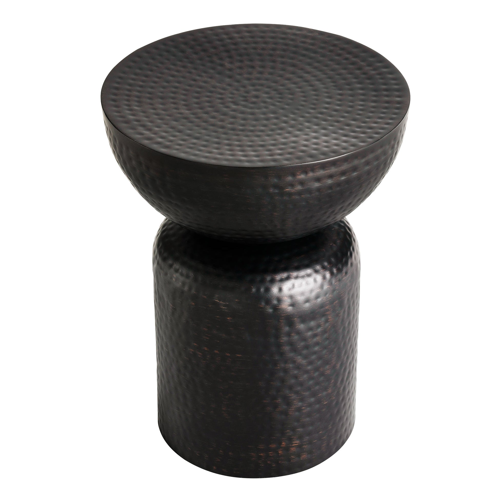 Mella Metal Hammered Side Table by Modway EEI-7278 FredCo