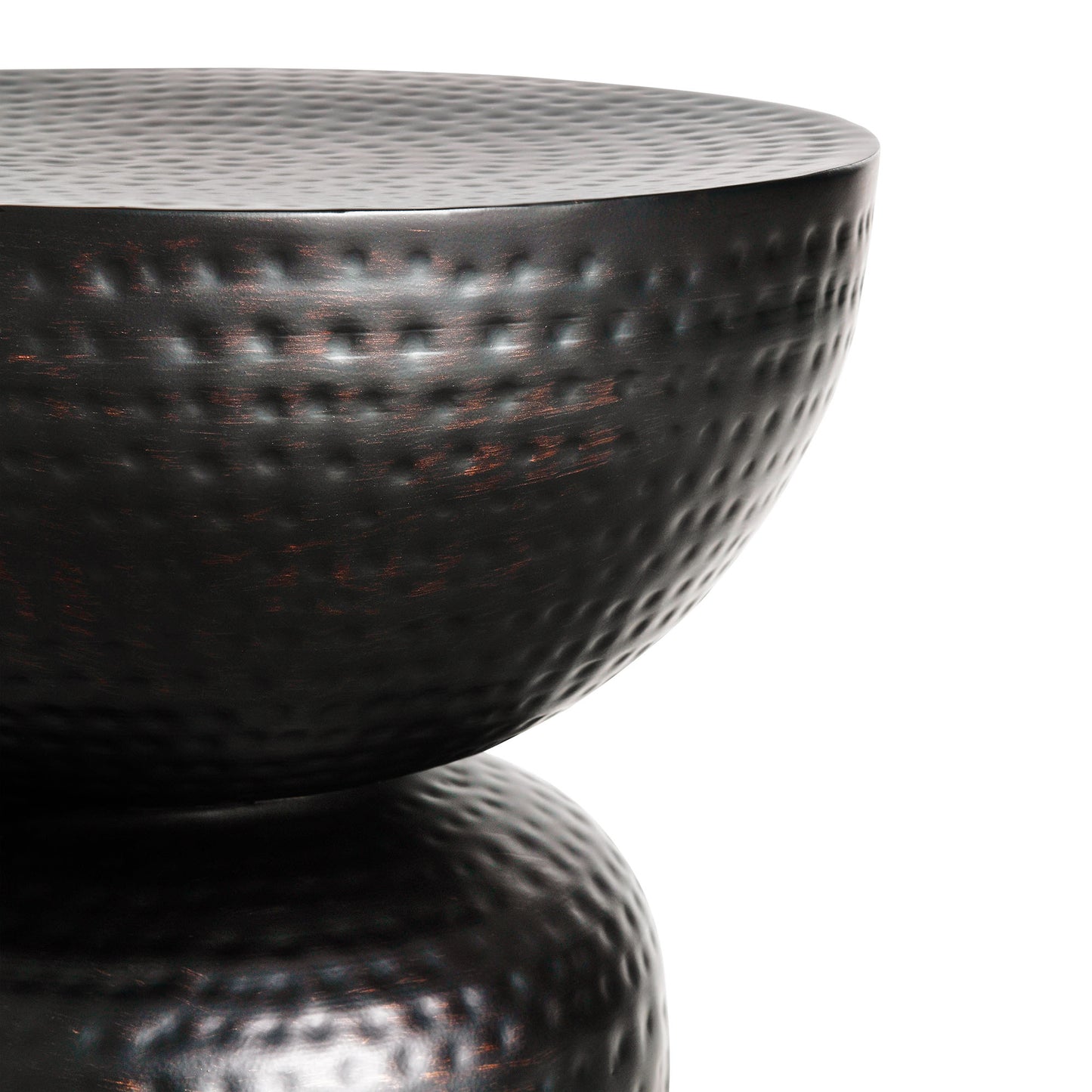 Mella Metal Hammered Side Table by Modway EEI-7278 FredCo