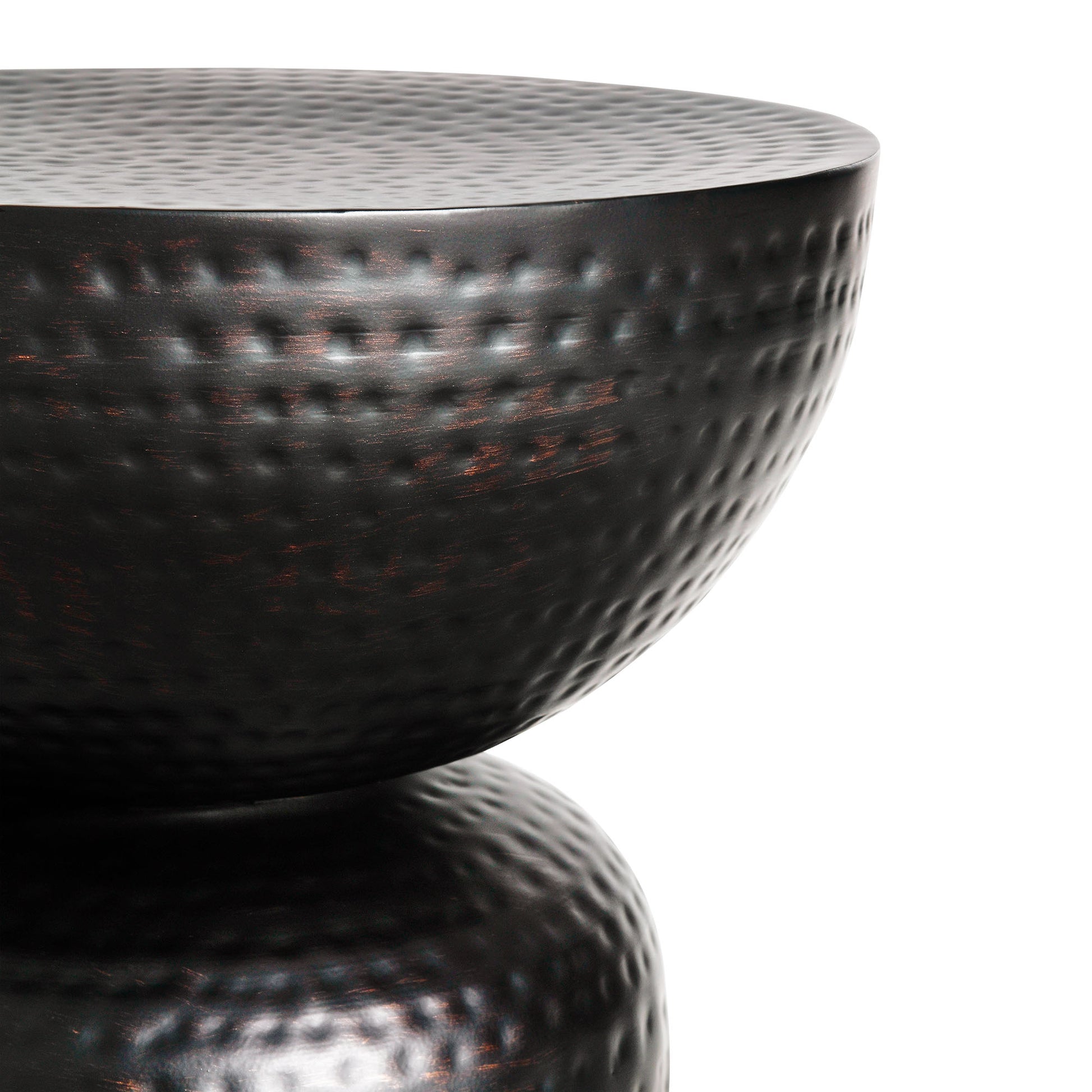 Mella Metal Hammered Side Table by Modway EEI-7278 FredCo