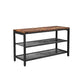 Mesh Shelves Shoe Bench FredCo