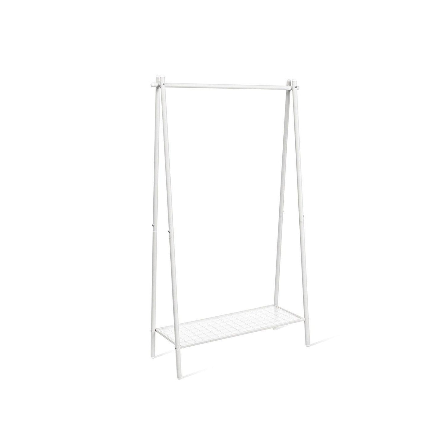 Metal Clothes Rack with Storage Shelf FredCo