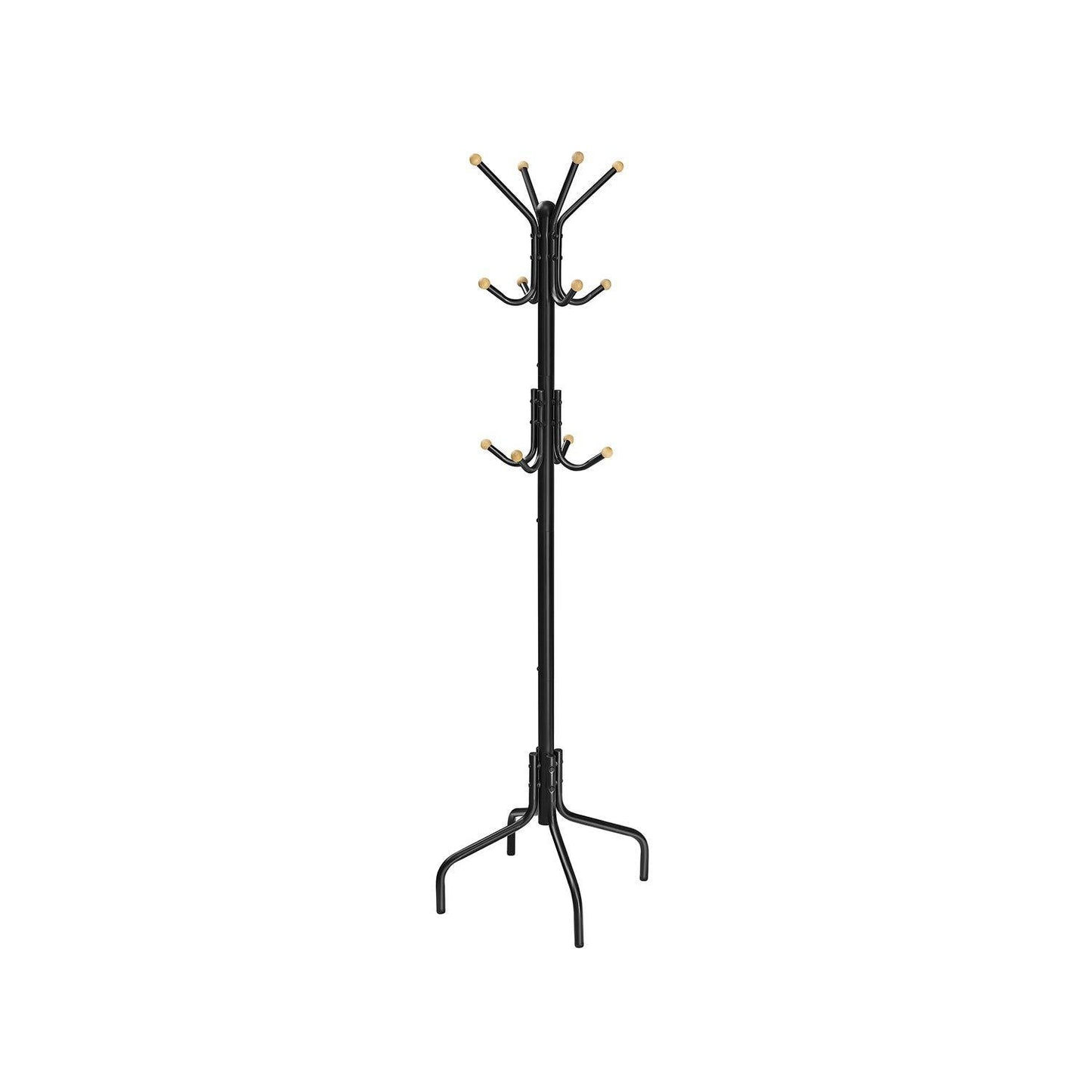 Metal Coat Rack with 12 Hooks FredCo