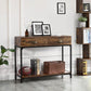 Metal Handles Console Table FredCo