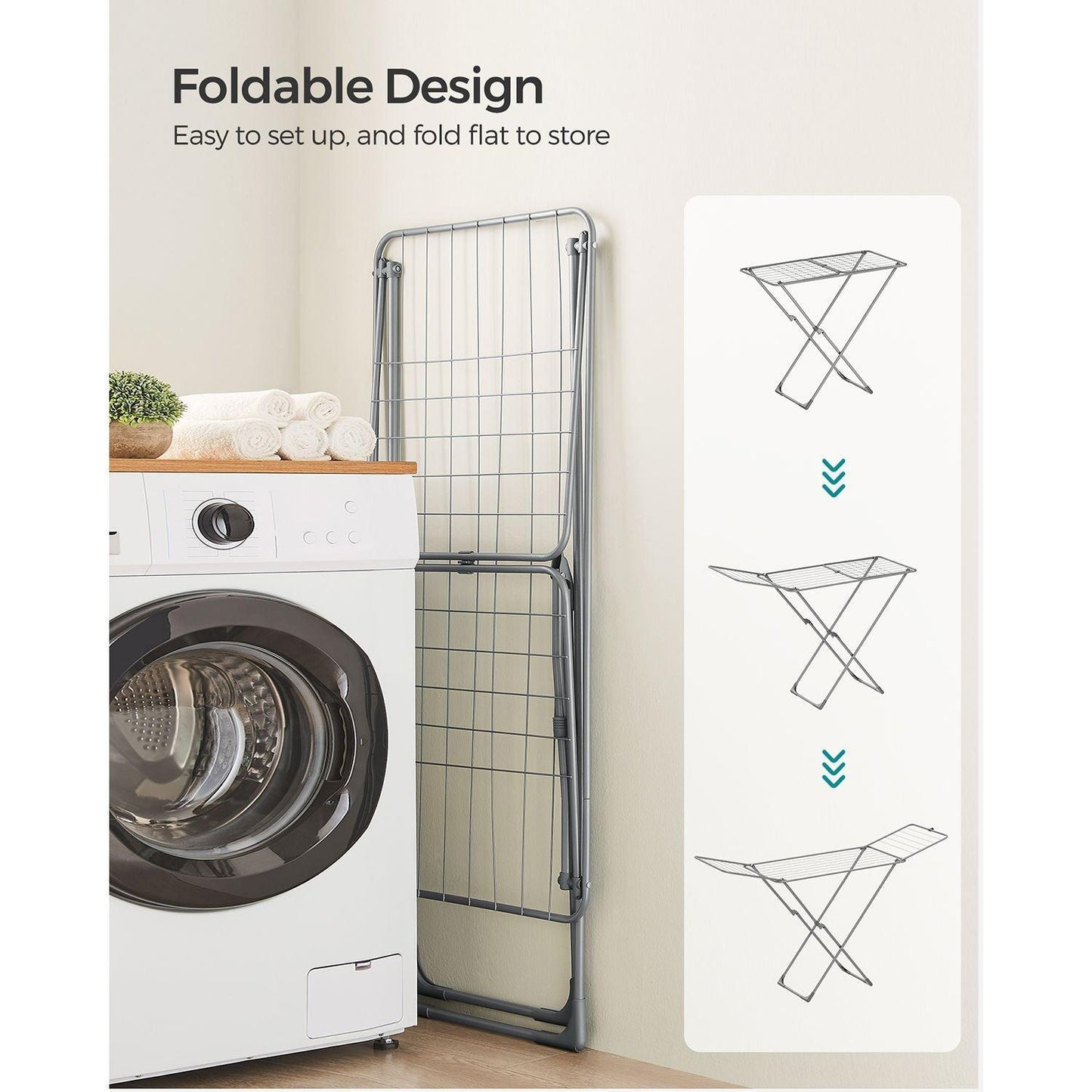 Metal Laundry Drying Rack FredCo