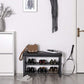 Metal Shoe Rack Bench FredCo
