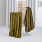 Metallic Polka Dot Print Fleece Throw Blanket FredCo