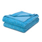 Metallic Polka Dot Print Fleece Throw Blanket FredCo