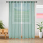 Meteorite Speckled Modern Sheer Grommet 2-Piece Curtain Panel Set FredCo