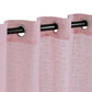 Meteorite Speckled Modern Sheer Grommet 2-Piece Curtain Panel Set FredCo