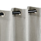 Meteorite Speckled Modern Sheer Grommet 2-Piece Curtain Panel Set FredCo