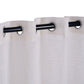 Meteorite Speckled Modern Sheer Grommet 2-Piece Curtain Panel Set FredCo