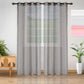 Meteorite Speckled Modern Sheer Grommet 2-Piece Curtain Panel Set FredCo
