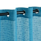Meteorite Speckled Modern Sheer Grommet 2-Piece Curtain Panel Set FredCo