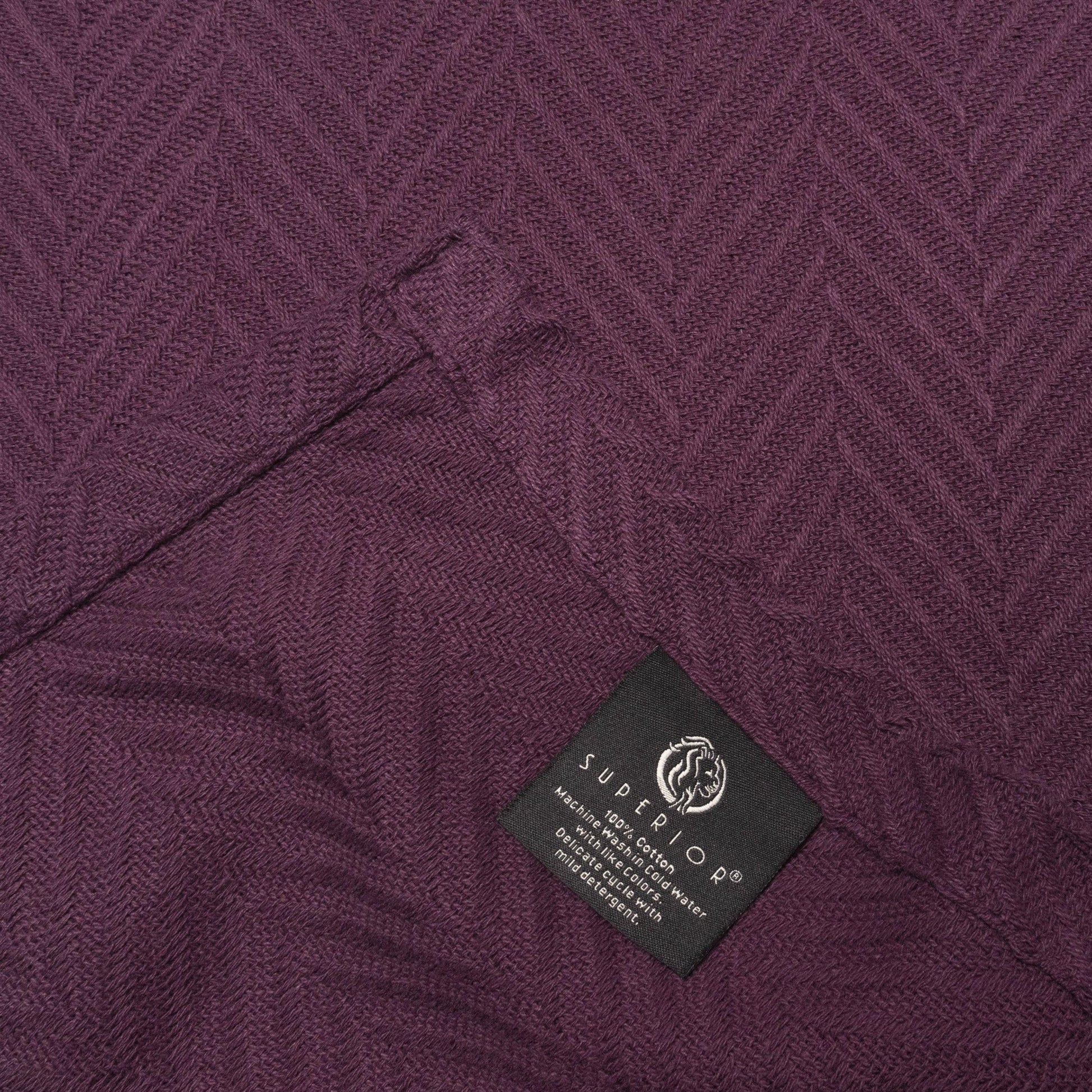 Metro All-Season 100% Cotton Thermal Woven Blanket FredCo