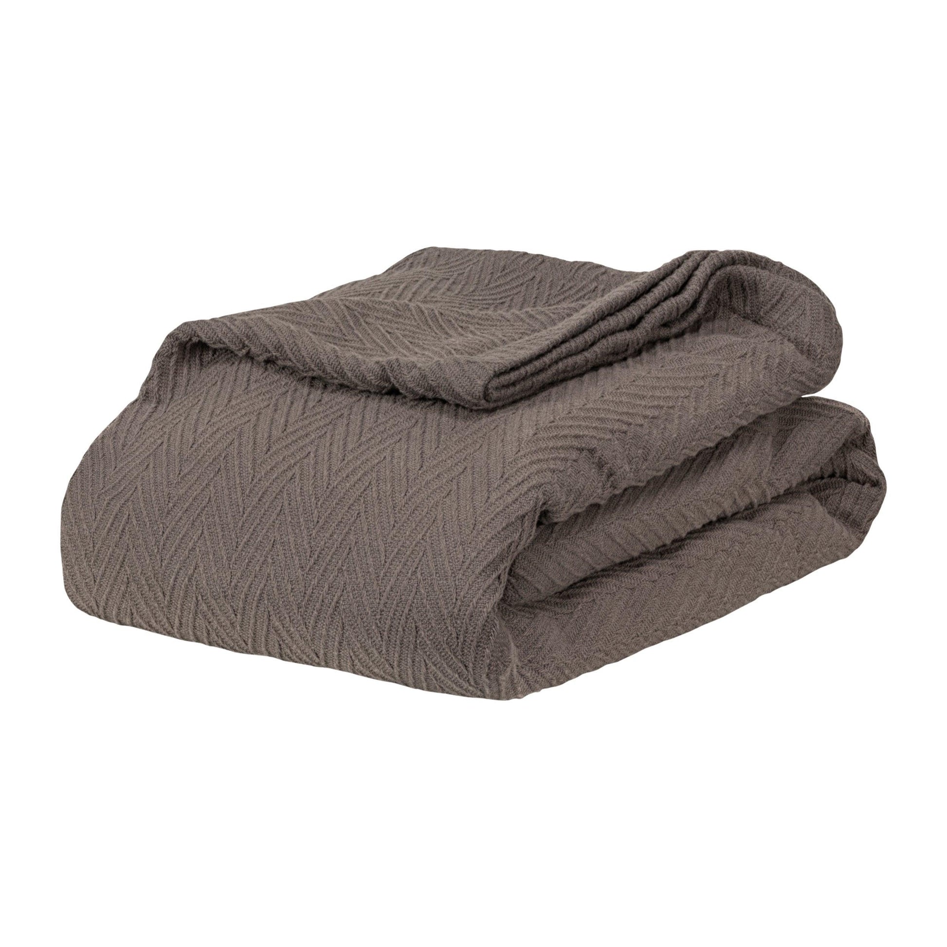 Metro All-Season 100% Cotton Thermal Woven Blanket FredCo