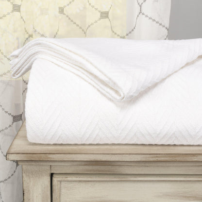 Metro All-Season 100% Cotton Thermal Woven Blanket FredCo